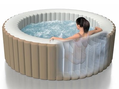 hot tub built with tough materials