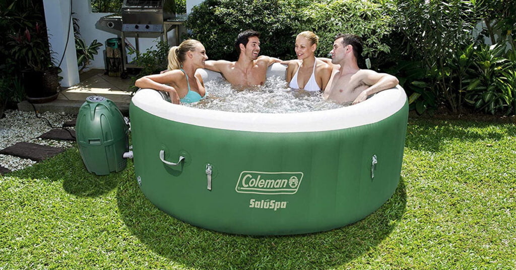 coleman inflatable hot tub featured image