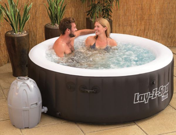 bestway saluspa miami inflatable hot tub with water jets