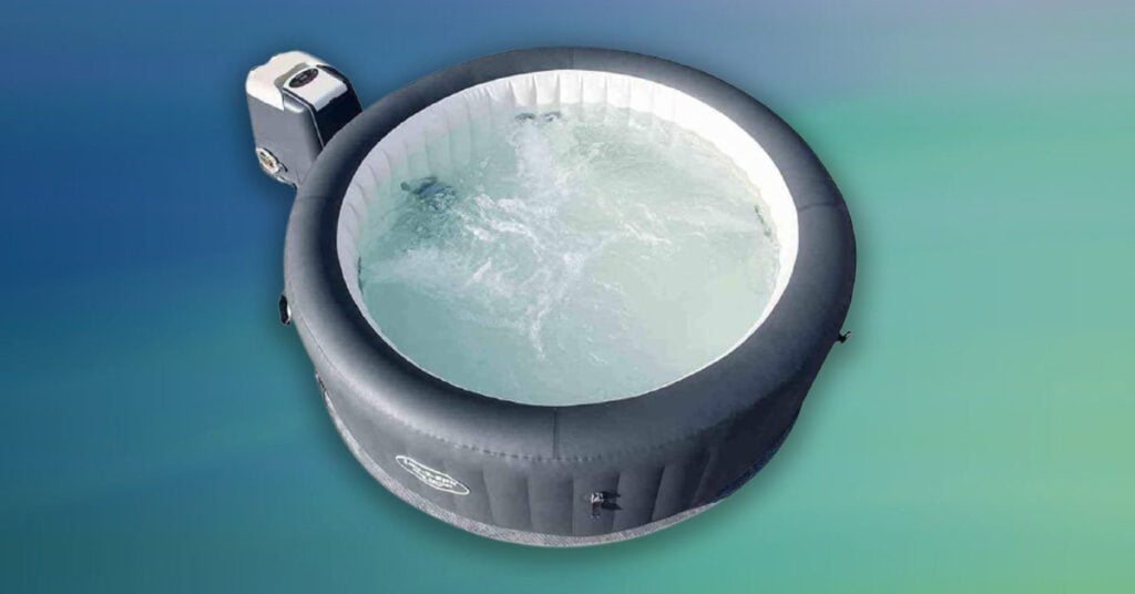 inflatable hot tub with jets featured image