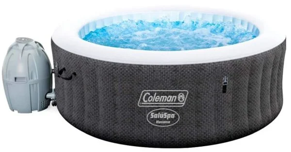 coleman hydro force havana inflatable hot hub spa