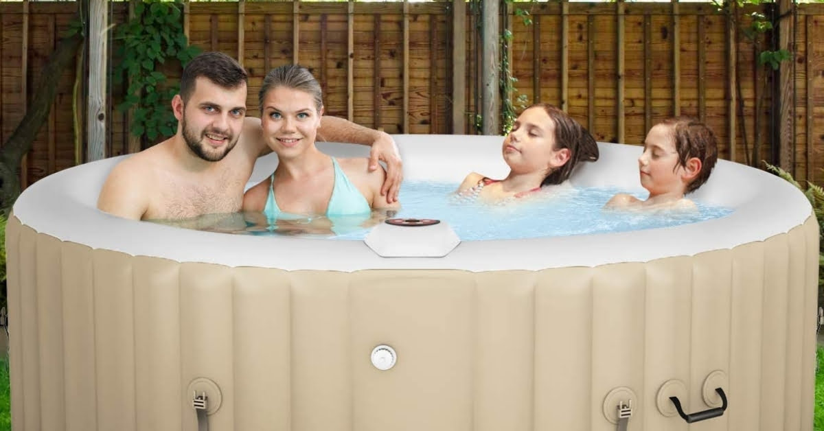Goplus Inflatable Hot Tub 4 Person Review 2024
