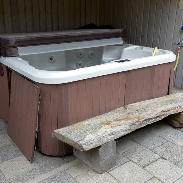 5 great hot tub base and foundation ideas
