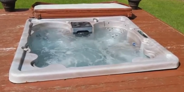 steps to clean hot tub shell
