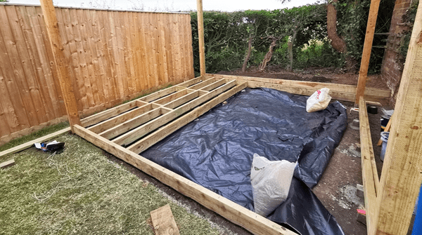 steps to build your own hot tub deck
